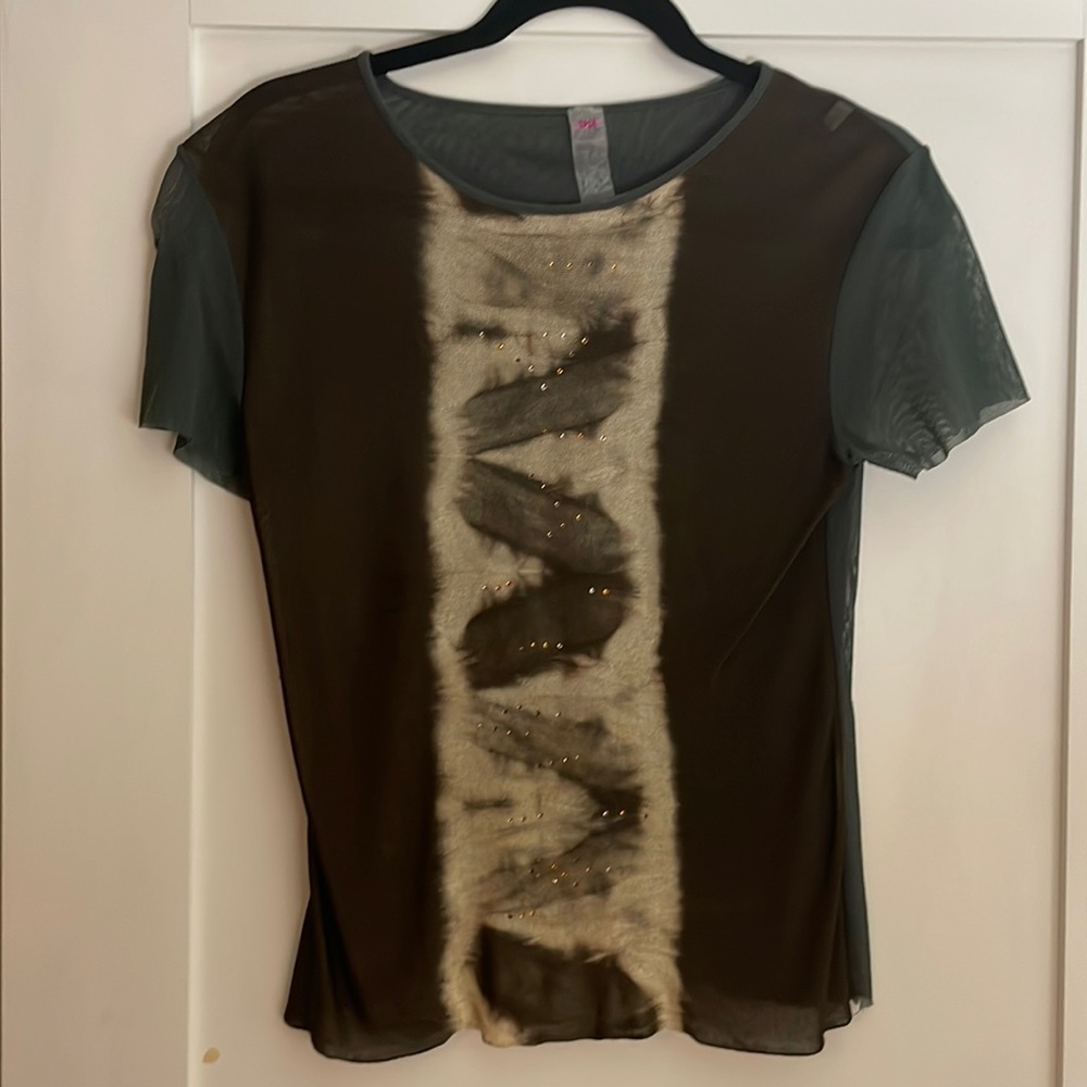 Vintage y2k top. Double lined mesh. Size medium